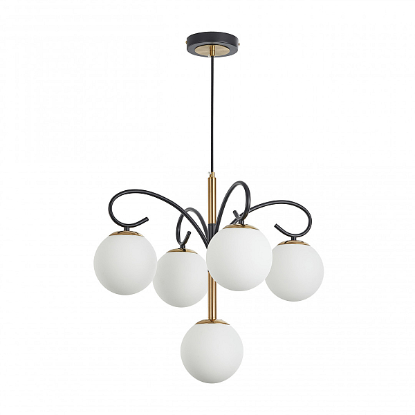 Подвесная люстра Arte Milano Neapol73808 273808/4+1 BK/GD