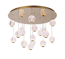 Подвесная люстра DeLight Collection Elliot Diamante MD20001012-17A gold