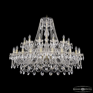 Подвесная люстра Bohemia Ivele Crystal 1411/24+12/460 G