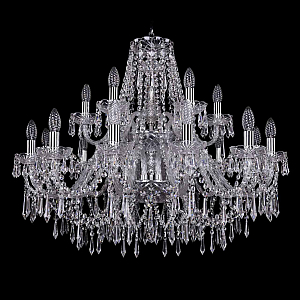 Подвесная люстра Bohemia Ivele Crystal 1403/12+6/300/2d Ni