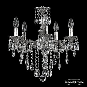 Подвесная люстра Bohemia Ivele Crystal Verona 72101/5/125 B Ni