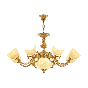 Подвесная люстра Bohemia Ivele Crystal Verona 72213P/8/210 G P1 U Rose