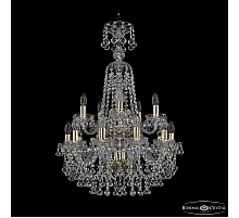 Подвесная люстра Bohemia Ivele Crystal 1409/10+5/195/XL-83/2d G