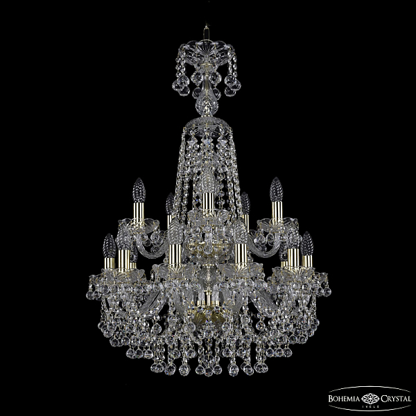 Подвесная люстра Bohemia Ivele 1409/10+5/195/XL-83/2d G