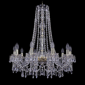 Подвесная люстра Bohemia Ivele Crystal 1403/10/240/h-76 G
