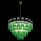Подвесная люстра Loft IT Murano 10580/800 Clear green