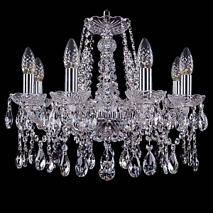 Подвесная люстра Bohemia Ivele Crystal 1413/8/165 Ni