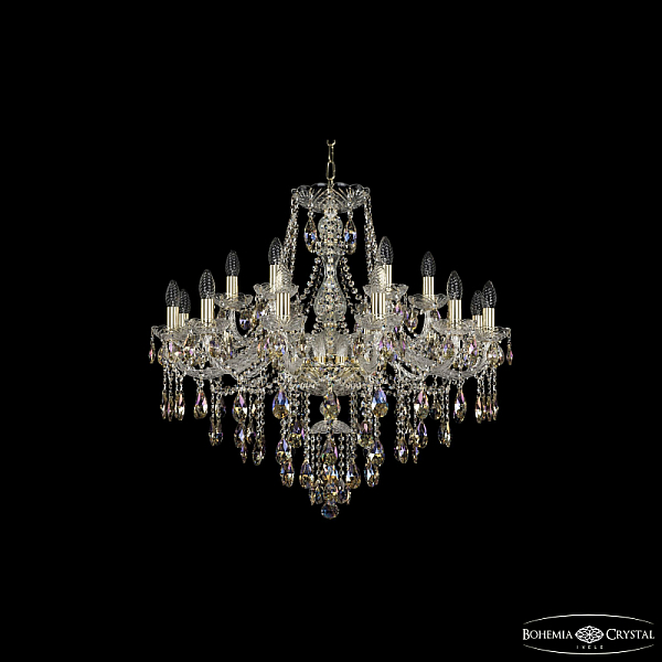 Подвесная люстра Bohemia Ivele Crystal 1415/12+6/300 G K801