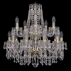 Подвесная люстра Bohemia Ivele Crystal 1403/10+5/195/2d G