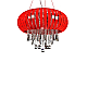 Подвесная люстра Lumina Deco Armada LDP 878 RD