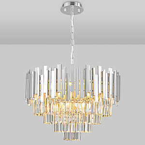 Подвесная люстра Natali Kovaltseva VERTIGO 81440/8C SILVER