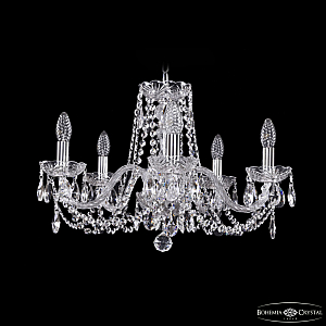 Подвесная люстра Bohemia Ivele Crystal 1402/5/195 Ni