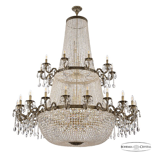 Подвесная люстра Bohemia Ivele Crystal AL2111H201/20+10/160OL/2D AGB