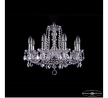 Подвесная люстра Bohemia Ivele Crystal 1402/8/160 Ni Leafs