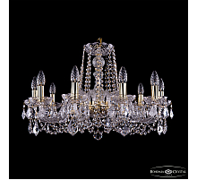Подвесная люстра Bohemia Ivele Crystal 1402/10/240 G Leafs