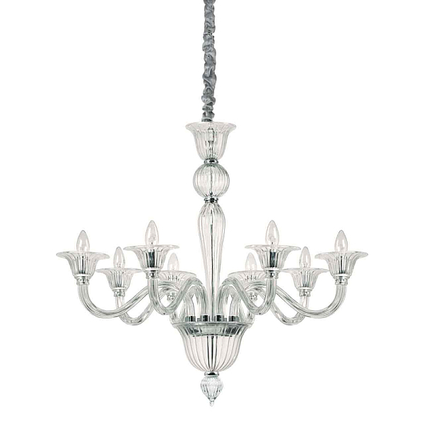 Подвесная люстра Ideal Lux Brigitta SP8 Trasparente 199382