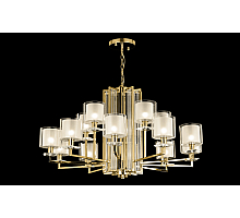Подвесная люстра Crystal Lux Nicolas NICOLAS SP-PL10+5 GOLD/WHITE