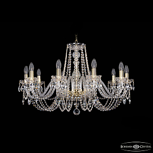 Подвесная люстра Bohemia Ivele Crystal 1402/10/300 G