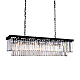 Подвесная люстра Delight Collection 1920s Odeon KR0387P-10C/P black/clear