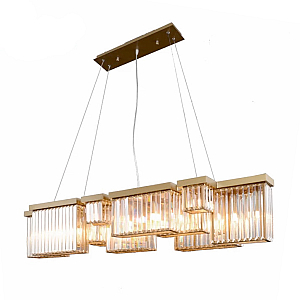 Подвесная люстра Delight Collection Broadway 2466 brushed champagne gold