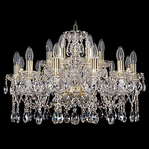 Подвесная люстра Bohemia Ivele Crystal 1413/12+6/220 G