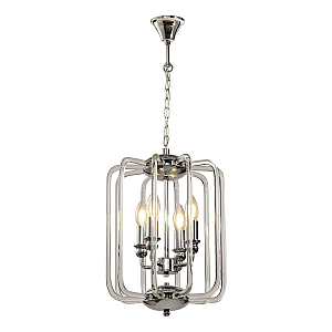 Подвесная люстра iLamp Mono P2481-4 Chrome