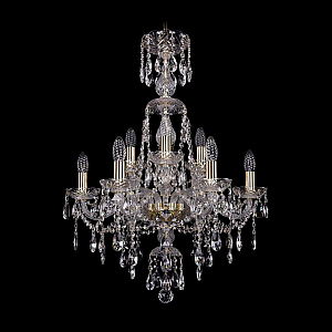 Подвесная люстра Bohemia Ivele Crystal 1415/6+3/200/XL-77 G