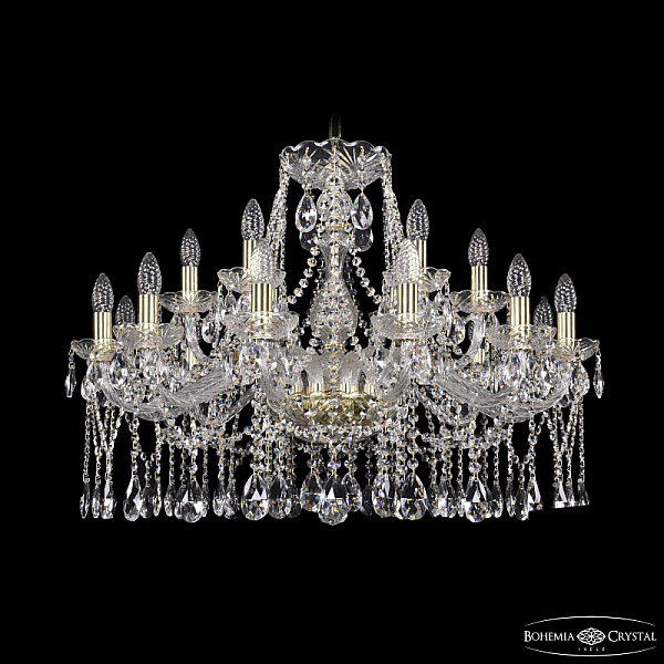Подвесная люстра Bohemia Ivele 1413/12+6/300 G