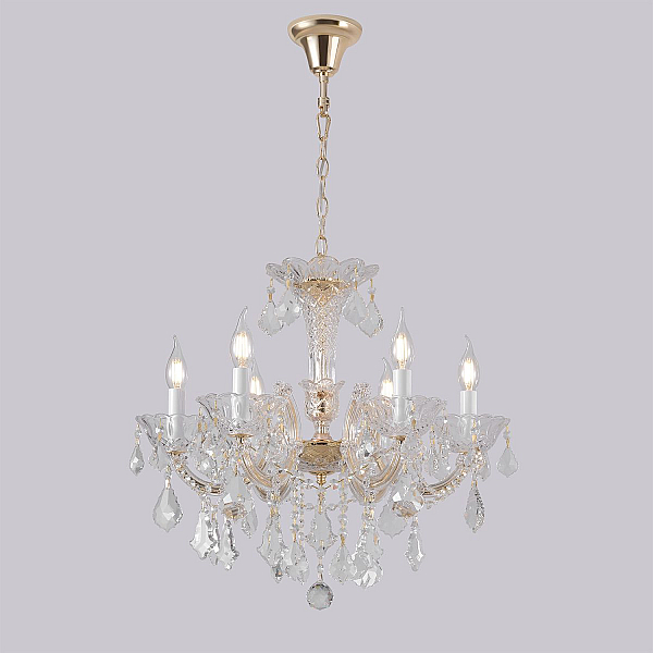 Подвесная люстра Crystal Lux CRISTELLE SP6 GOLD