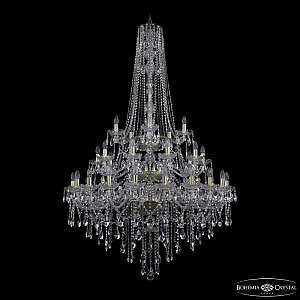 Подвесная люстра Bohemia Ivele Crystal 1415/20+10+5/400/h-182/3d G