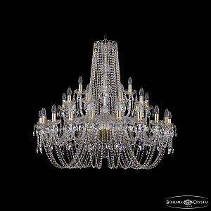 Подвесная люстра Bohemia Ivele Crystal 1402/20+10+5/360 G