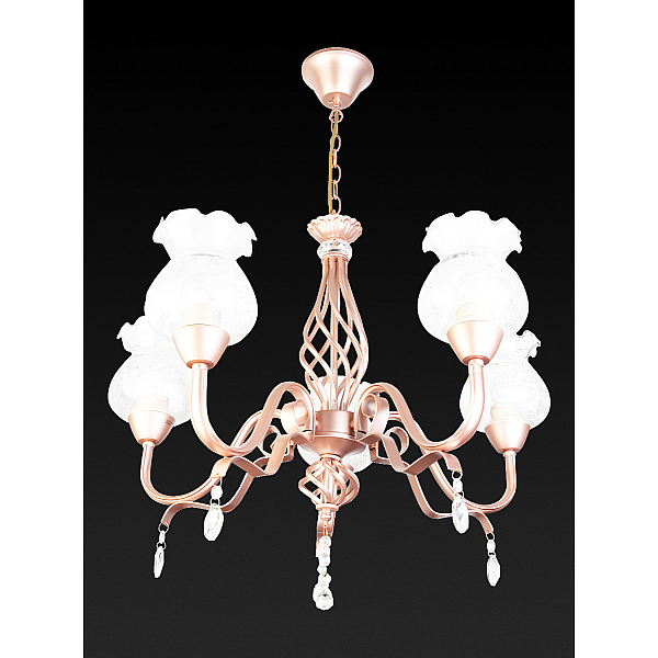 Подвесная люстра Toplight Kelli TL5680D-05PG