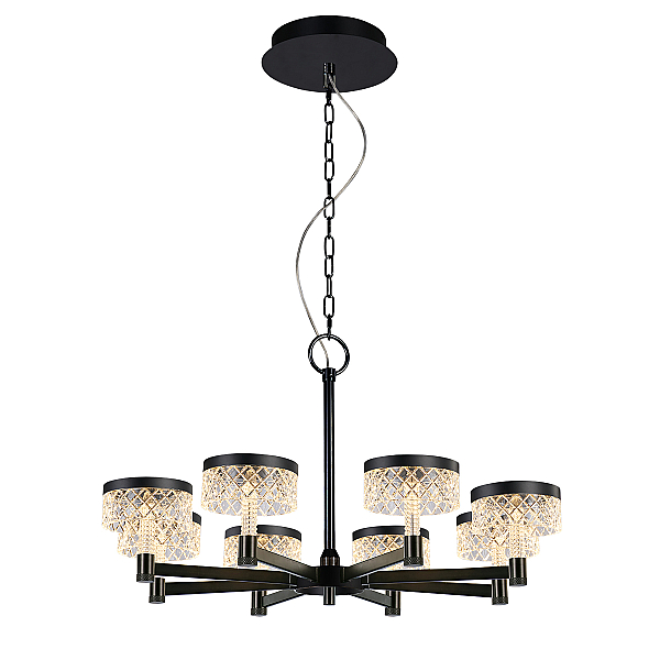 Подвесная люстра Delight Collection MD21020075 MD21020075-8A matt black