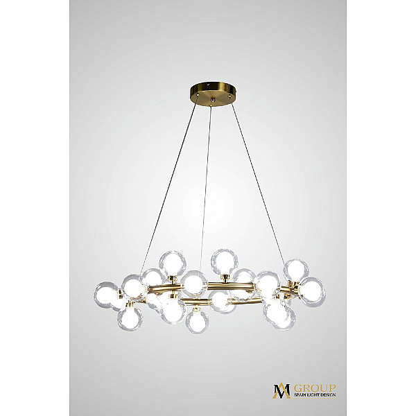 Подвесная люстра AM Group AM470 D500 POLISHED GOLD