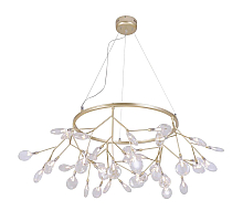 Подвесная люстра Crystal Lux Evita EVITA SP45 D GOLD/TRANSPARENT