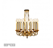 Подвесная люстра iLamp Louvre MD8551-15 GD