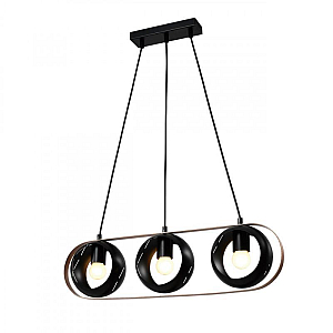 Подвесной светильник IMEX Rolf MD.21744-3-P-BK+CP