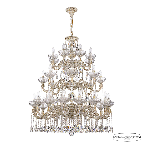 Подвесная люстра Bohemia Ivele Crystal AL79101/16+8+8/300/3d A WMG P Clear/M-1F