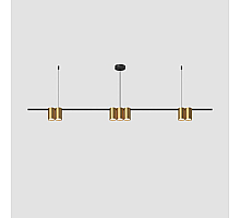 Подвесной светильник Denkirs Orbit DK4063-BK+SG