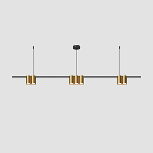 Подвесной светильник Denkirs Orbit DK4063-BK+SG