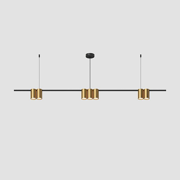 Подвесная люстра Denkirs Orbit DK4063-BK+SG