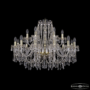 Подвесная люстра Bohemia Ivele Crystal 1403/12+6/300 G