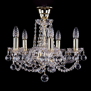 Подвесная люстра Bohemia Ivele Crystal 1402/5/141 G Balls tube