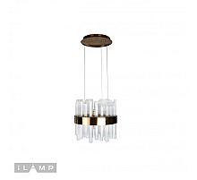 Подвесная люстра iLamp Art 6120-400 GD