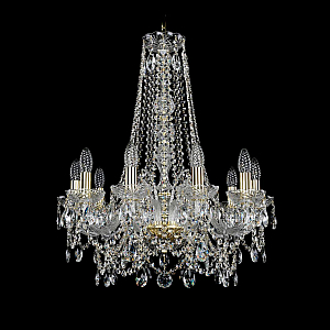 Подвесная люстра Bohemia Ivele Crystal 1411/10/195/h-70 G