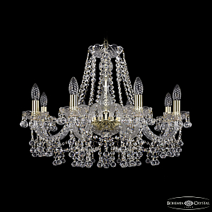 Подвесная люстра Bohemia Ivele Crystal 1409/8/240 G