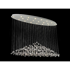 Потолочная люстра Newport 8230/140 С oval white clear М0071679