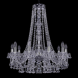 Подвесная люстра Bohemia Ivele Crystal 1409/10/240/h-76 Ni