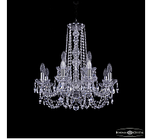 Подвесная люстра Bohemia Ivele Crystal 1402/8+4/195/h-60 Ni