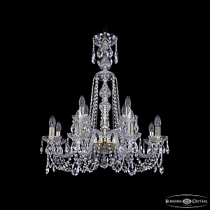 Подвесная люстра Bohemia Ivele Crystal 1402/8+4/240/XL-77 G